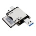 USB3.1 Type-C & Type-A to CF Express Extension Card Reader for CFE Type-B Support R5 Z6 Z7 Card USB3.1 Type-C & Type-A to CF Express Extension Card Reader for CFE Type-B Support R5 Z6 Z7 Card