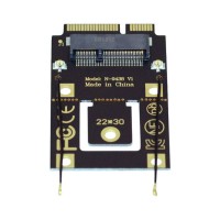 NGFF M.2 Key-A to Mini PCI-E PCI Express Converter Adapter for 9260 8265 7260 AC WIFI Bluetooth Card NGFF M.2 Key-A to Mini PCI-E PCI Express Converter Adapter for 9260 8265 7260 AC WIFI Bluetooth Card