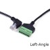 Right Angle 8pin RJ45 male to 8-screw Terminal Ethernet / CCTV / DVR Network Adapter Extension Cable Right Angle 8pin RJ45 male to 8-screw Terminal Ethernet / CCTV / DVR Network Adapter Extension Cable