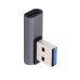 90-degree UP / DOWN Right Angle USB 3.0 A Male to USB-C Female Adapter / Converter / Connector 90-degree UP / DOWN Right Angle USB 3.0 A Male to USB-C Female Adapter / Converter / Connector