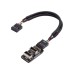 Dual USB 3.1 Front Panel Socket Key-A Type-E to USB 2.0 9Pin 10Pin Adapter Dual USB 3.1 Front Panel Socket Key-A Type-E to USB 2.0 9Pin 10Pin Adapter