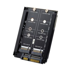 Dual NGFF B+M Key M.2 SSD Card JOBD Raid0 Span Bridge to 2.5inch SATA Combo HDD Disk Drive Enclosure Dual NGFF B+M Key M.2 SSD Card JOBD Raid0 Span Bridge to 2.5inch SATA Combo HDD Disk Drive Enclosure