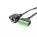Right Angle 8-pin RJ45 female to 8-screw Terminal Ethernet / CCTV / DVR Network Adapter Cable Right Angle 8-pin RJ45 female to 8-screw Terminal Ethernet / CCTV / DVR Network Adapter Cable