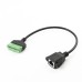 Right Angle 8-pin RJ45 female to 8-screw Terminal Ethernet / CCTV / DVR Network Adapter Cable Right Angle 8-pin RJ45 female to 8-screw Terminal Ethernet / CCTV / DVR Network Adapter Cable