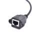 Short XLR 3pin female to Panel Mount RJ45 female Cable Adapter Short XLR 3pin female to Panel Mount RJ45 female Cable Adapter