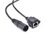 Short XLR 3pin male to Panel Mount RJ45 female Cable Adapter Short XLR 3pin male to Panel Mount RJ45 female Cable Adapter