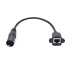 Short XLR 3pin male to Panel Mount RJ45 female Cable Adapter Short XLR 3pin male to Panel Mount RJ45 female Cable Adapter