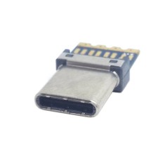 Male USB C Breakout Board | DIY USB 3.1 Type C Male Plug Connector SMT type with PC Board Male USB C Breakout Board | DIY USB 3.1 Type C Male Plug Connector SMT type with PC Board