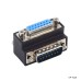 90 degree Right Angle DB15 / D-Sub / DSUB / D-Subminiature 15 PIN male to female Adapter / Converter 90 degree Right Angle DB15 / D-Sub / DSUB / D-Subminiature 15 PIN male to female Adapter / Converter