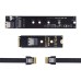 SFF-8654 Connector forMainboard SSD 2280/22110 with NGFF M-key NVME male to female Cable SFF-8654 Connector forMainboard SSD 2280/22110 with NGFF M-key NVME male to female Cable