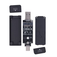 Combo Type-C & USB3.0 to NVME M-key M.2 NGFF SATA SSD PCBA Case 2230/2242mm Adapter RTL9210B Chipset Combo Type-C & USB3.0 to NVME M-key M.2 NGFF SATA SSD PCBA Case 2230/2242mm Adapter RTL9210B Chipset