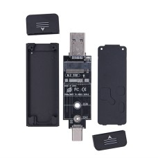 Combo Type-C & USB3.0 to NVME M-key M.2 NGFF SATA SSD PCBA Case 2230/2242mm Adapter RTL9210B Chipset Combo Type-C & USB3.0 to NVME M-key M.2 NGFF SATA SSD PCBA Case 2230/2242mm Adapter RTL9210B Chipset