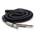 Ultra Long Mono 6.35mm 1/4" inch Curl Spring Stretchable TS Straight Male to Male Guitar / Instrument Cable Ultra Long Mono 6.35mm 1/4" inch Curl Spring Stretchable TS Straight Male to Male Guitar / Instrument Cable