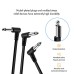 Mono 6.35mm 1/4" inch TS Right Angle Male to Straight Male Guitar / Music Instrument Cable Mono 6.35mm 1/4" inch TS Right Angle Male to Straight Male Guitar / Music Instrument Cable