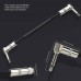 Mono 6.35mm 1/4" inch TS Right Angle Male to Straight Male Guitar / Music Instrument Cable Mono 6.35mm 1/4" inch TS Right Angle Male to Straight Male Guitar / Music Instrument Cable