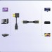 HDMI Male-to-Female Adapter (Extender) With USB 2.0 Charger / Power Supply Cable for DVD, TV Box HDMI Male-to-Female Adapter (Extender) With USB 2.0 Charger / Power Supply Cable for DVD, TV Box