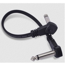 Super Short Mono 6.35mm 1/4" inch TS Right Angle Male to Straight Male Music Instrument Cable Super Short Mono 6.35mm 1/4" inch TS Right Angle Male to Straight Male Music Instrument Cable