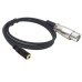 3.5mm Female to XLR Female Stereo Audio Adapter Cable