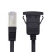 Car Use Waterproof / Dustproof Latch Locking Cat6 RJ45 Male to Panel Mount Female Network LAN Cable Car Use Waterproof / Dustproof Latch Locking Cat6 RJ45 Male to Panel Mount Female Network LAN Cable
