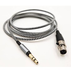Nylon Braided Mini XLR Female to 3.5mm Microphone / Headphone Cable Nylon Braided Mini XLR Female to 3.5mm Microphone / Headphone Cable