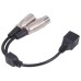 RJ45 Female to XLR 3Pin Male + XLR 3Pin Female Extension Cable RJ45 Female to XLR 3Pin Male + XLR 3Pin Female Extension Cable