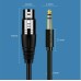 XLR Female to 1/4 Inch 6.35mm TRS Stereo Plug Cable, 3 Pin XLR to Quarter Inch Balanced Signal Cord XLR Female to 1/4 Inch 6.35mm TRS Stereo Plug Cable, 3 Pin XLR to Quarter Inch Balanced Signal Cord
