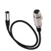 Mini XLR (3PIN) Male to XLR (3PIN) Female Plug Microphone Cable Mini XLR (3PIN) Male to XLR (3PIN) Female Plug Microphone Cable