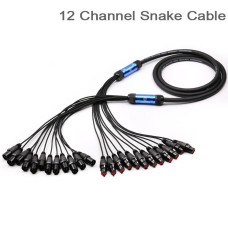 Standard XLR Male to Female Balanced Microphone Cable (12X12)