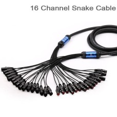 Standard XLR Male to Female Balanced Microphone Cable (16X16)