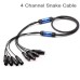 Standard XLR Male to Female Balanced Microphone Cable (4X4)