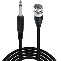 BNC Male to 6.35mm 1/4 Inch Male (TS Mono Plug) Audio Cable CCTV DVR Camera Antenna Radio System BNC Male to 6.35mm 1/4 Inch Male (TS Mono Plug) Audio Cable CCTV DVR Camera Antenna Radio System