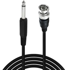 BNC Male to 6.35mm 1/4 Inch Male (TS Mono Plug) Audio Cable CCTV DVR Camera Antenna Radio System BNC Male to 6.35mm 1/4 Inch Male (TS Mono Plug) Audio Cable CCTV DVR Camera Antenna Radio System