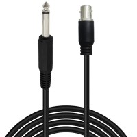 BNC Socket (Female) to 6.35mm 1/4 Inch Male (TS Mono Plug) Audio Cable CCTV DVR Camera Antenna Radio System BNC Socket (Female) to 6.35mm 1/4 Inch Male (TS Mono Plug) Audio Cable CCTV DVR Camera Antenna Radio System