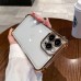 Luxury Bling Plating Soft iPhone ShockProof TPU iPhone Back Cover with Raised Full Camera Protection