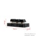 Programmable OSU HID USB Mini 3-Key Keypad Mechanical Gaming Keyboard with RGB