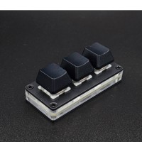 Programmable OSU HID USB Mini 3-Key Keypad Mechanical Gaming Keyboard with RGB Programmable OSU HID USB Mini 3-Key Keypad Mechanical Gaming Keyboard with RGB