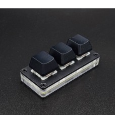Programmable OSU HID USB Mini 3-Key Keypad Mechanical Gaming Keyboard with RGB Programmable OSU HID USB Mini 3-Key Keypad Mechanical Gaming Keyboard with RGB