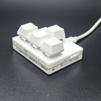 Programmable OSU HID USB Mini 4-Key Arrow-Key 2-Row Keypad Mechanical Gaming Keyboard with RGB Programmable OSU HID USB Mini 4-Key Arrow-Key 2-Row Keypad Mechanical Gaming Keyboard with RGB