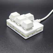 Programmable OSU HID USB Mini 4-Key Arrow-Key 2-Row Keypad Mechanical Gaming Keyboard with RGB Programmable OSU HID USB Mini 4-Key Arrow-Key 2-Row Keypad Mechanical Gaming Keyboard with RGB