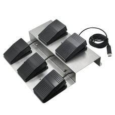 Super X5 USB Single Action Foot Switch Pedal / Front Press Speed Contro Foot Pedal Super X5 USB Single Action Foot Switch Pedal / Front Press Speed Contro Foot Pedal