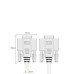 Straight Through D-Sub 9 Pin DB9 RS232 Serial Extension Cable - Female to Female Cable Straight Through D-Sub 9 Pin DB9 RS232 Serial Extension Cable - Female to Female Cable