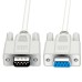 Straight Through D-Sub 9 Pin DB9 RS232 Serial Extension Cable - Male to Female Cable Straight Through D-Sub 9 Pin DB9 RS232 Serial Extension Cable - Male to Female Cable