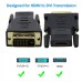 HDMI Male to DVI 24+1 Female Extension Adapter Converter For HDTV / Projector / Computer