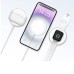 Nylon Braided 3-in-1 Mag-Safe Compatible 15W Fast-Charging USB Charger / Wireless Charger for iPhone, Apple AirPod and Apple Watches Nylon Braided 3-in-1 Mag-Safe Compatible 15W Fast-Charging USB Charger / Wireless Charger for iPhone, Apple AirPod and Apple Watches