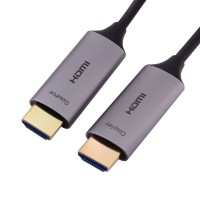 Super Long HDMI 2.0 AOC Male to Male Extension Cable (Active Fiber Optic Transfer Ultra FHD 4Kx2K 60Hz) Super Long HDMI 2.0 AOC Male to Male Extension Cable (Active Fiber Optic Transfer Ultra FHD 4Kx2K 60Hz)