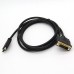 HDMI Male to DVI-D Male Extension Cable HDMI Male to DVI-D Male Extension Cable