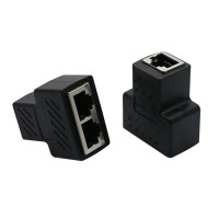 RJ45 to DUAL RJ45 splitter | RJ45 Ethernet LAN Network Y Splitter Double Adapter RJ45 to DUAL RJ45 splitter | RJ45 Ethernet LAN Network Y Splitter Double Adapter