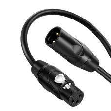 XLR Male to XLR Female Cable | 3 Pin XLR plug to 3 Pin XLR Jack Extension Cable XLR Male to XLR Female Cable | 3 Pin XLR plug to 3 Pin XLR Jack Extension Cable