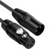 XLR Male to XLR Female Cable | 3 Pin XLR plug to 3 Pin XLR Jack Extension Cable XLR Male to XLR Female Cable | 3 Pin XLR plug to 3 Pin XLR Jack Extension Cable