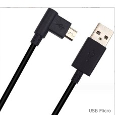 Ultra Long Right Angle Replacement Data Sync USB Micro Cable for Wacom Intuos Drawing Tablet